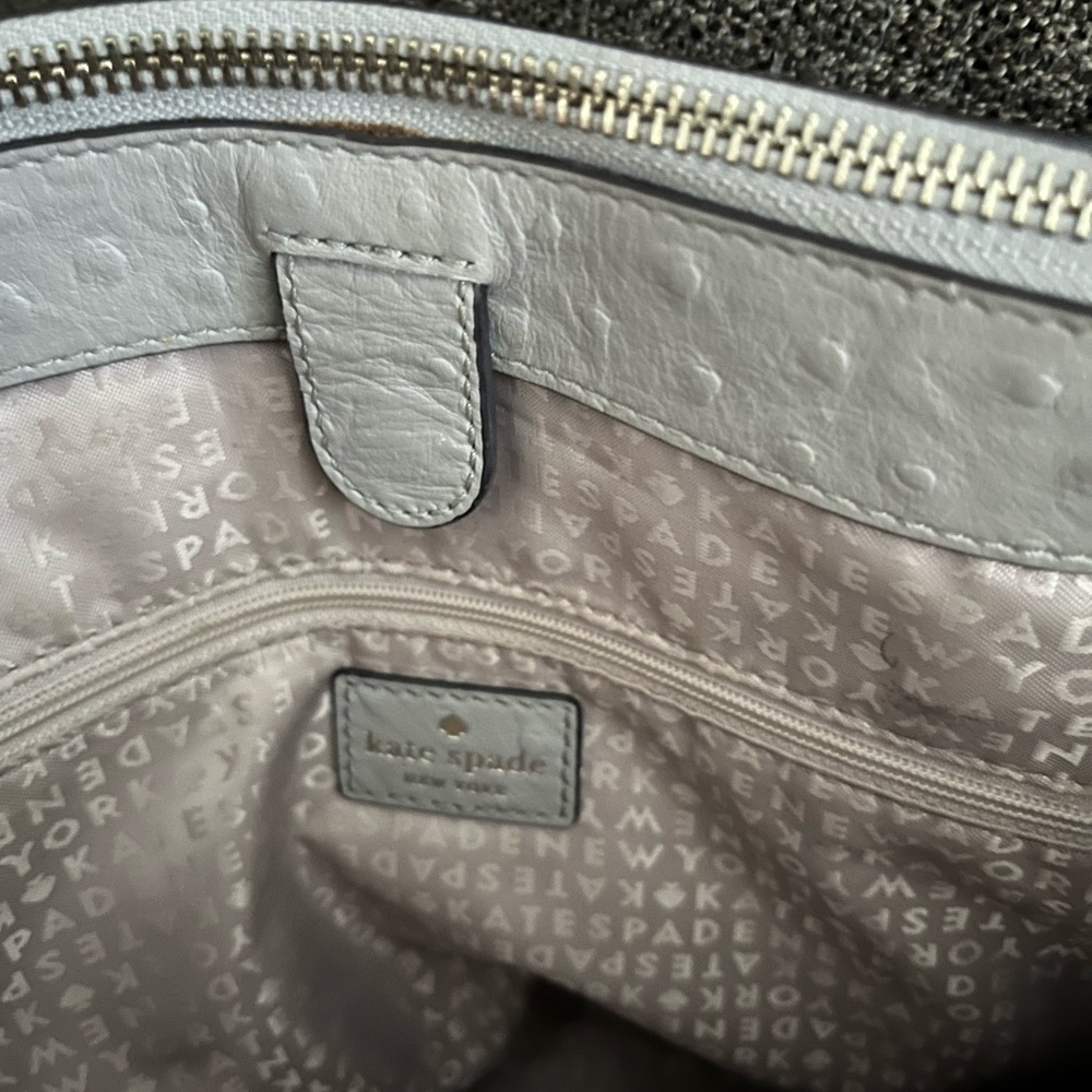Kate Spade NY Bristol Drive Loden Ostrich Bag - Picture 9 of 11